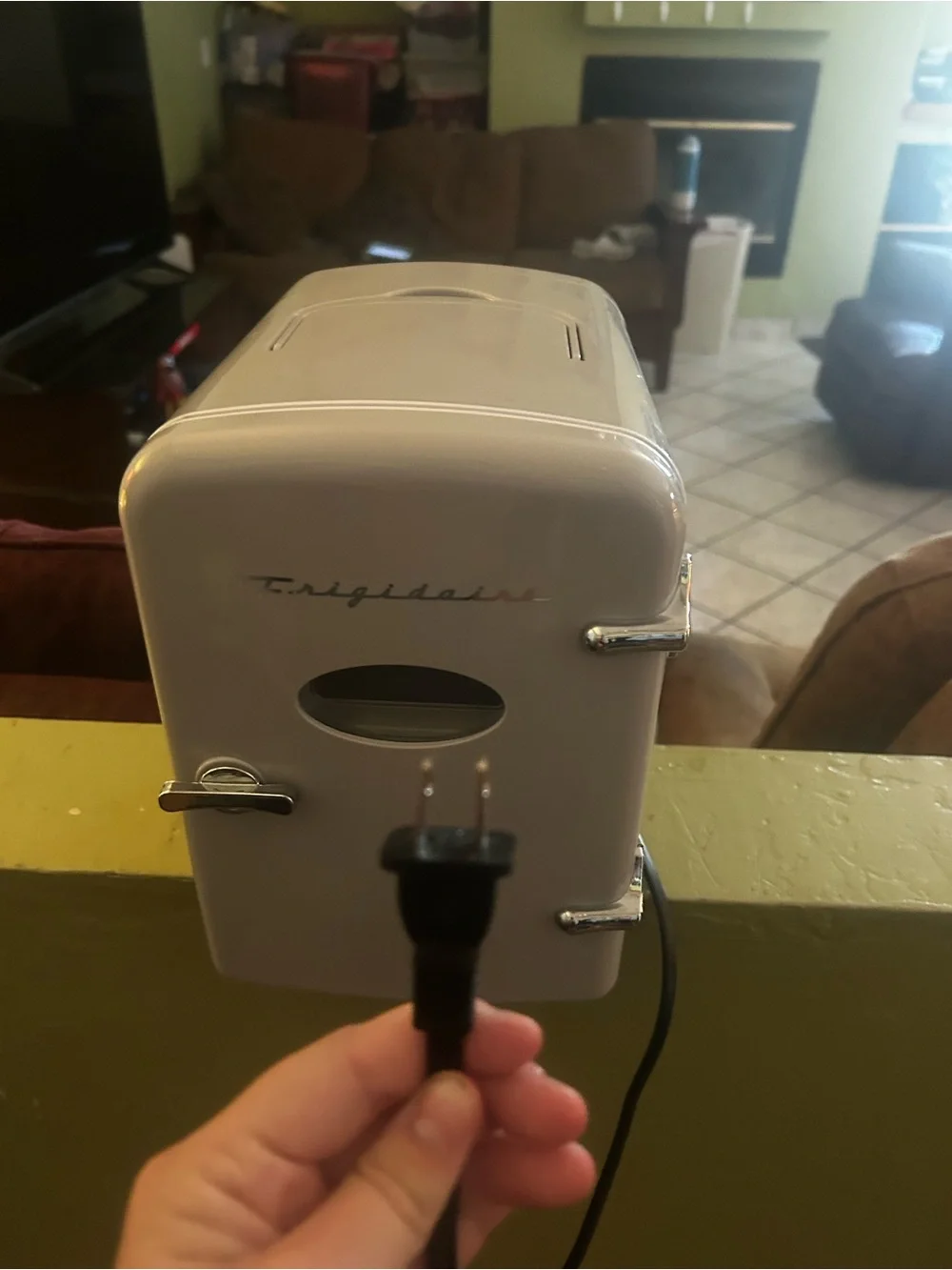 Mini Compact White Countertop Refrigerator - Home Kitchen